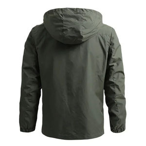 Veste tactique d'extérieur pour homme, printemps/hiver, à capuche, en polaire, softshell, coupe-vent, respirante, imperméable, en coton et polyester de qualité supérieure - Product Image 2