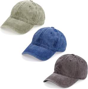 Gorras de Béisbol Deportivas Lavadas Estilo Vintage de Verano, Gorras de Algodón con Logotipo Personalizado al por Mayor, Gorras Deportivas Casuales para Exteriores con Efecto Desgastado - Product Image 2