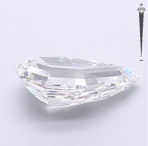 Diamant de laboratoire CVD LG 772678531 ROYAL GEMS, certifié IGI, 5,03 carats, taille poire nonagon, couleur D, clarté VVS1, pour la fabrication de bijoux - Product Image 4