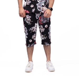 Slips de bain string personnalisés pour hommes, motif végétal imprimé par décoloration, taille ultra-basse élastique, séchage rapide, tissu tricoté, shorts sexy - Product Image 4