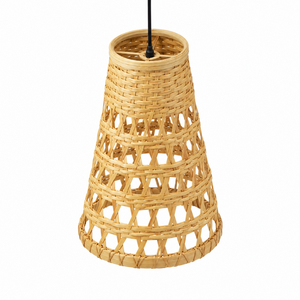 Natural Bamboo <b>Bedroom</b> Star Pendant Lamp Modern Japandi Open Weave Bell <b>Light</b> <b>Shade</b> <b>for</b> Resort Hotel <b>Bedroom</b> Decor - Product Image 3