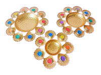 Bol décoratif en laiton martelé durable pour la Puja et la Diwali, utilisation intérieure avec fleurs flottantes dans l'eau, prix d'usine