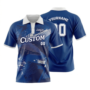 Camisetas Polo de Entrenamiento Sublimadas Personalizadas con Tiempo de Entrega de Muestra de 7 Días, Ropa Deportiva de Secado Rápido para Clubes Deportivos - Product Image 5