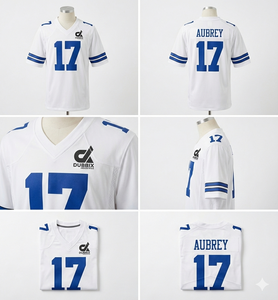 <b>Men</b>’s Adult Football <b>Shirts</b> 100% Polyester Breathable Short Sleeve Soccer <b>Jersey</b> - Product Image 2