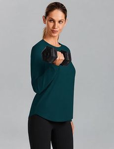 Custom <b>Womens</b> Long Sleeve Skinny Fit Quick Dry Fitness Yoga Shirt Sportswear Activewear Workout Gym Running Training Top - Product Image 2