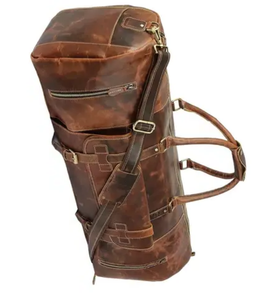 Custom <b>Travel</b> Leather Duffle <b>Bags</b> OEM Wholesale <b>Weekend</b> Genuine Leather <b>Bags</b> High Quality Large Capacity Leather Duffle <b>Bags</b> - Product Image 6