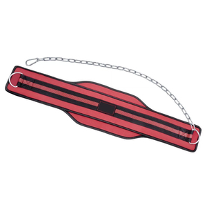 Adjustable Red Waist Support <b>Belt</b> for Weight Lifting Strength Training Breathable Unisex Polyester Hook & Loop Closure 2026 - Product Image 5