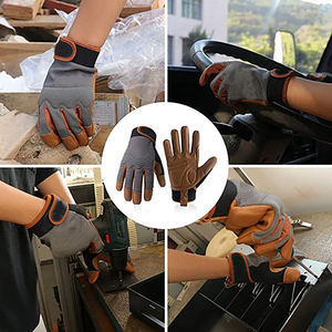 ถุงมือช่างคุณภาพดีที่สุดทันสมัยจากผู้ผลิตเสื้อผ้า ถุงมือช่างที่สวมใส่สบาย ระบายอากาศได้ดี กระชับมือ - Product Image 6