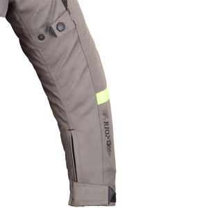 Chaqueta de Motociclismo Impermeable y Cortavientos para Hombre, Color Gris y Negro, 600D, con Certificación CE, para Verano e Invierno, Nivel 2, Precio al por Mayor - Product Image 4