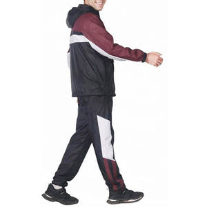 Ensemble short et veste coupe-vent pour homme, respirant, haute qualité, polyester/coton, pour course à pied, vélo, sport, fermeture éclair intégrale, nouvelle arrivée automne - Product Image 5