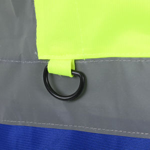 เสื้อกั๊กนิรภัยแบบสะท้อนแสงสำหรับฤดูใบไม้ร่วง  ผ้าแคนวาสโพลีเอสเตอร์  ระบายอากาศได้ดี  กันน้ำ  แบบสองด้าน  คอตั้ง  พร้อมแถบสะท้อนแสงสำหรับทำงาน - Product Image 6