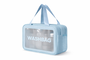 15cm Simple Travel Toiletry Cosmetic Wash Travel travel-friendly Storage Packing Cubes Makeup Pouch Toiletries <b>Bag</b> - Product Image 2