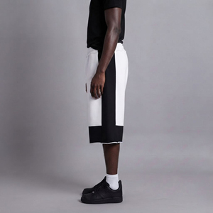Shorts de sport et de basketball mi-longs en polyester 100% de haute qualité, personnalisables avec logo, séchage rapide, écologiques, respirants, taille mi-haute, vente en gros - Product Image 3