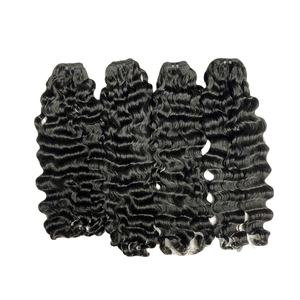 Cheveux vierges humains bouclés crépus, cheveux vietnamiens, textures bouclées pour femmes noires - Product Image 5