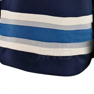 Maillot de hockey sur glace respirant de haute qualité, grande taille, manches courtes, logo personnalisé, 100% polyester, très vendu, fabriqué au Pakistan - Product Image 4