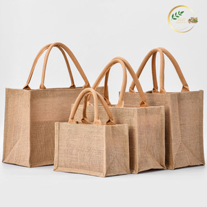 Biodegradable Jute Shopping <b>Bag</b> with Logo Printing for Wholesale Bulk Supply - Product Image 2