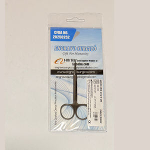 Ensemble de 10 ciseaux irisés de haute qualité STR/CVD, ciseaux chirurgicaux 9 cm, micro-ciseaux, approuvés CE ISO 13485, micro-iris CVD - Product Image 5