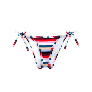 Traje de Baño Bikini Personalizado al por Mayor para Mujer, Color Sólido, Sexy, Triangular, Ropa de Baño Informal y Conjunto de Bikini para Playa - Product Image 4