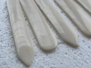 Polished Carved Bone <b>Folder</b> Burnishing Tool for Bookbinding Scrapbooking Paper Folding Leather and Craft Projects-Waterproof - Product Image 5