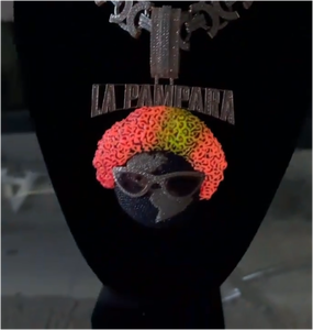 Collar Personalizado con Incrustaciones de Diamantes de Imitación VVS, Plata de Ley 925, Chapado en Oro de 18K, Estilo Hip Hop, Lujoso y Elegante - Product Image 3