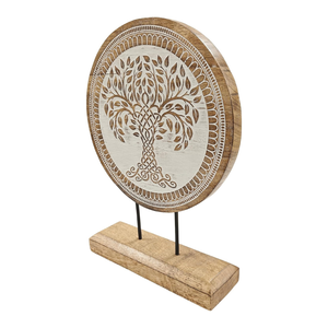 Escultura de Madera Tallada a Mano, Decoración de Mesa, Estatua Decorativa para Sala de Estar, Dormitorio, Oficina, Escritorio, Estante - Product Image 6