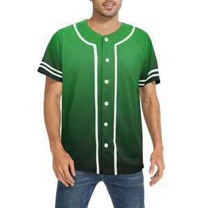 Maillot de baseball léger, design d'équipe, numéro et nom imprimés, vêtements d'entraînement, maillot de baseball - Product Image 1