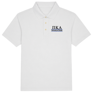 เสื้อโปโล PKA สีขาว รุ่น Dri-Mesh ระบายเหงื่อได้ดี เหมาะสำหรับกอล์ฟ พร้อมโลโก้ปัก สีขาวสำหรับผู้ชาย - Product Image 1
