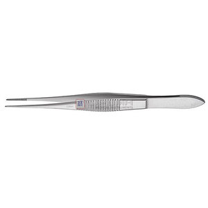 Pinces Graefe Iris 1 x 2 dents à pointe fine, instruments chirurgicaux médicaux pour ophtalmologie, chirurgie oculaire, en acier inoxydable - Product Image 1