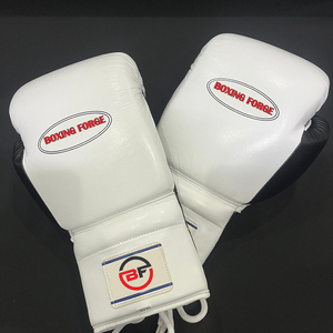 Guantes de Boxeo Personalizados OEM de Cuero Vacuno para Entrenamiento, Sparring, Muay Thai, MMA, Kickboxing, Venta al Por Mayor, de 8oz a 16oz - Product Image 1