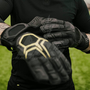 Gants de gardien de but de qualité supérieure, paume en cuir, en stock. - Product Image 5