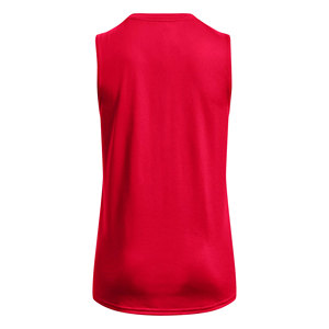 Women's <b>Red</b> Sleeveless <b>Tank</b> <b>Top</b> Crew Neck Solid Knitted Breathable Casual Wear - Product Image 4