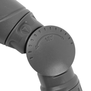 ปืนฉีดน้ำสวนปรับได้ขนาด 18 นิ้ว พร้อมหัวฉีด 10 รูปแบบ ควบคุมง่ายด้วยมือเดียวสำหรับพืชและอุปกรณ์ทำสวน - Product Image 3