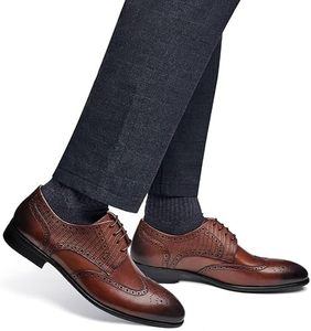 Último Diseño, Personaliza tu Propio Logotipo, Fabricante, Venta al por Mayor, Botas de Color Marrón de Buena Calidad, Zapatos de Cuero Genuino para Caballero con Cordones - Product Image 2