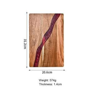 Tabla de cortar de plástico de calidad alimentaria |   Tabla de Cortar Antideslizante e Higiénica para Preparar Carne, Pescado, Frutas y Verduras - Product Image 2