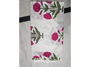 Tela Clásica India Estampada a Mano con Diseño Floral, 100% Algodón, Lavable, al Mejor Precio al por Mayor - Product Image 2