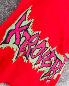 Custom Bubble Print Logo Hoodies Wholesale Multiple Colors Available Street Punk Web Unisex Hooded Sweatshirts - Product Image 2