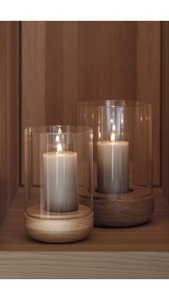 Porte-bougie en bois et verre de qualité supérieure pour la décoration de la maison, centre de table de mariage et intérieur, disponible à la vente - Product Image 5