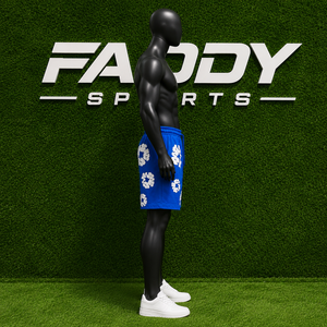 Shorts de sport décontractés pour hommes, personnalisables avec logo, en coton épais 100%, imprimés en relief, style streetwear ample et vintage - Product Image 3