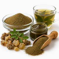 Achetez maintenant : Poudre d'extrait naturel de Guggul, Extrait de Commiphora Mukul, Extrait de résine de Guggul à base de plantes, Extrait végétal botanique