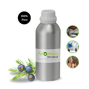 Huile essentielle de baies de genévrier Aromaaz International 100% pure, distillée à la vapeur, pour tous types de peau - Product Image 3