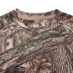 T-shirt de chasse d'été à manches longues de haute qualité, motif floral, polyester/coton, anti-UV, POWER DRY, sur mesure, unisexe, pour l'extérieur - Product Image 4