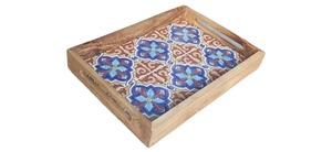 Natural Wooden Serving <b>Tray</b> Durable and Stylish for <b>Food</b> Service and Home Decor Available for Bulk Quantity - Product Image 3
