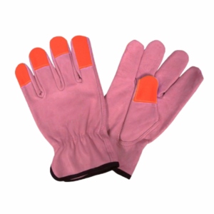 Best Performance Heavy-Duty Heat-Resistant Hi Vis Cowhide Grain Leather <b>Gloves</b> Driver Construction Garden Safety - Product Image 4