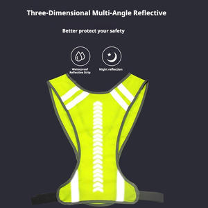 Pantalones Cortos Deportivos Reflectantes LED Impermeables de Alta Visibilidad, Estilo Nuevo, Suministro de Fábrica, de Seda/Algodón, UPF 50, Secado Rápido, Corte Holgado - Product Image 6