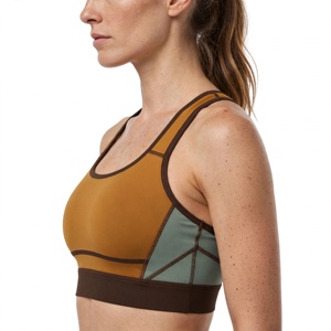 Soutien-gorge de sport dos nageur personnalisé pour femme, sans armatures, séchage rapide, respirant, color block, sportif, toutes saisons, lavable en machine - Product Image 5