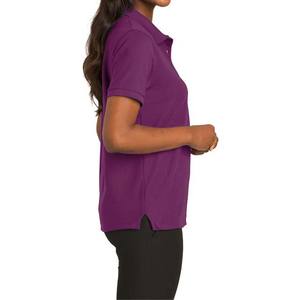 Polo pour femme à manches courtes, nouveau design, décontracté et professionnel, en jersey, pour l'été - Product Image 4