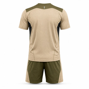 Set Personalizzato di <span class=keywords><strong>Maglia</strong></span> e Pantaloncini da Futsal per Uomo, Senza Marca, in Poliestere Traspirante Premium, Uniforme per Squadre di Calcio Indoor - Product Image 2