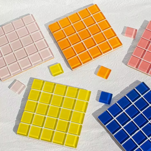 Juego de Posavasos de Mosaico Hechos a Mano TCE, Vajilla Decorativa Premium, Posavasos Resistentes al Calor para Hogar, Oficina, Regalo y Suministro al por Mayor - Product Image 4