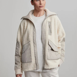 Chaqueta de Mujer de Lana Sherpa OEM ODM, Chaqueta Sherpa de Alta Calidad, Chaqueta de Mujer con Cierre de Cremallera para Invierno - Product Image 5