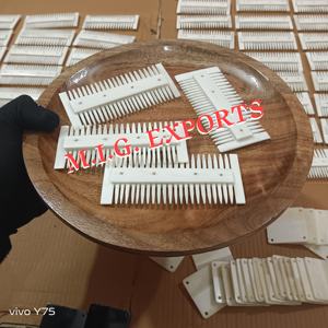 Peigne à barbe en os de buffle à double trame, les peignes en os sont des outils de toilettage traditionnels et écologiques utilisés pour le coiffage des cheveux, etc. - Product Image 5